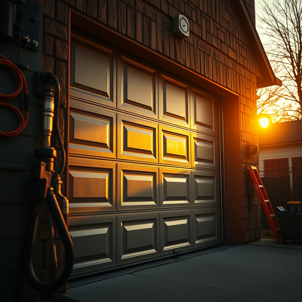 James Anderson Garage Door's Repairs LLC — professional Garage Door Repair in Santa Ana, our branded team and work van — Garage Door Repair near me